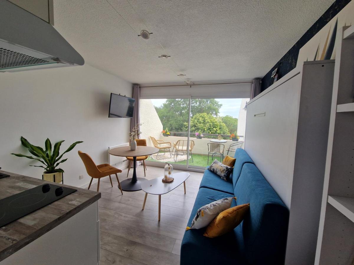 Guidel-Plages Studio Lumineux Balcon Vue Mer & Piscine Luaran gambar