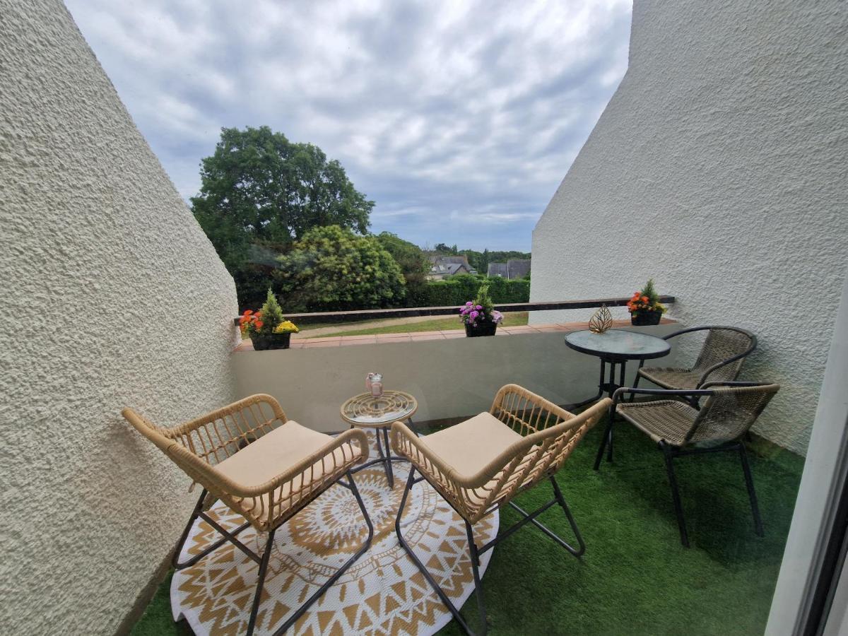 Guidel-Plages Studio Lumineux Balcon Vue Mer & Piscine Luaran gambar