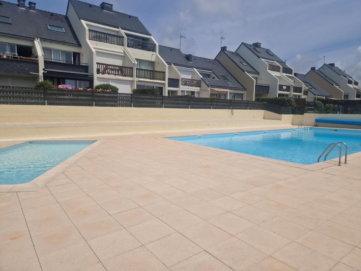 Guidel-Plages Studio Lumineux Balcon Vue Mer & Piscine Luaran gambar