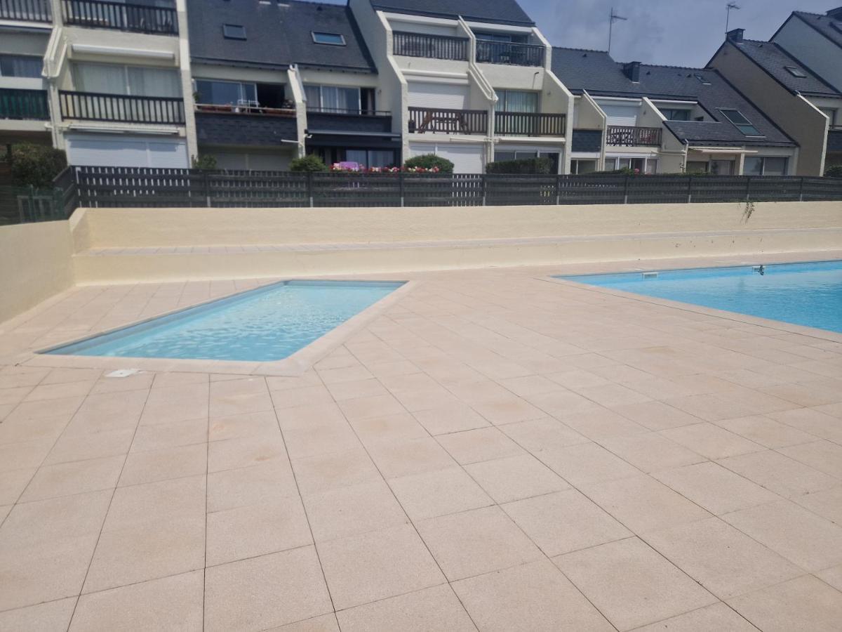 Guidel-Plages Studio Lumineux Balcon Vue Mer & Piscine Luaran gambar